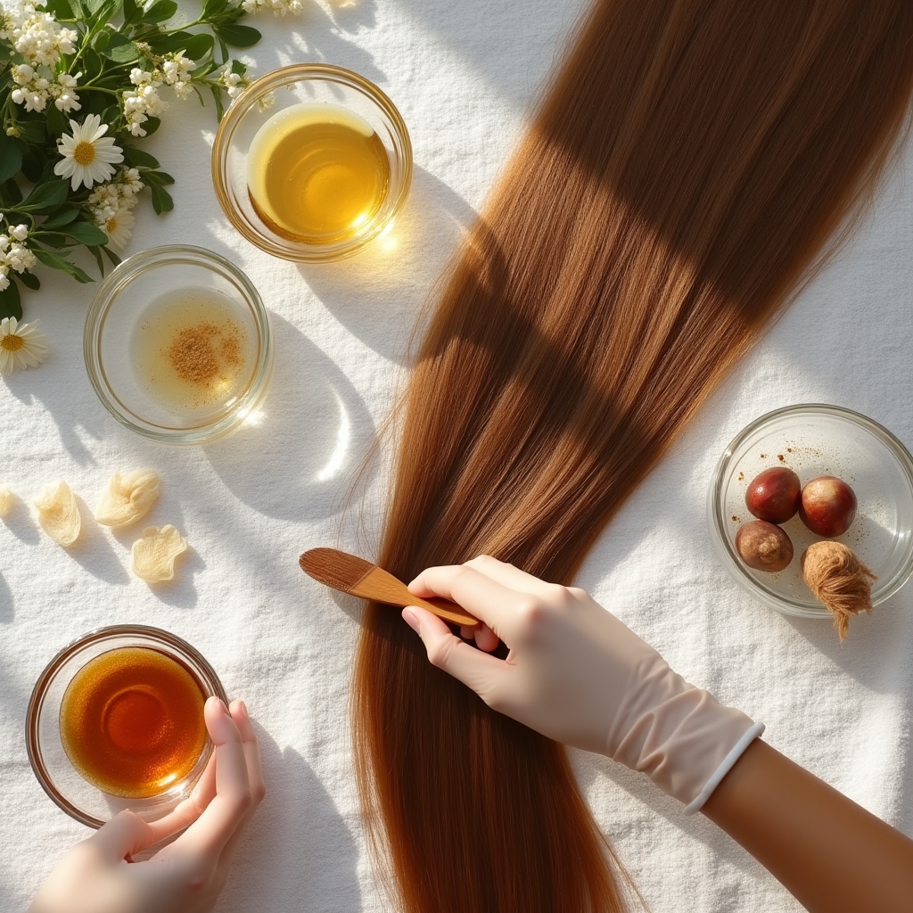 Hajápolási kezelés alkalmazása